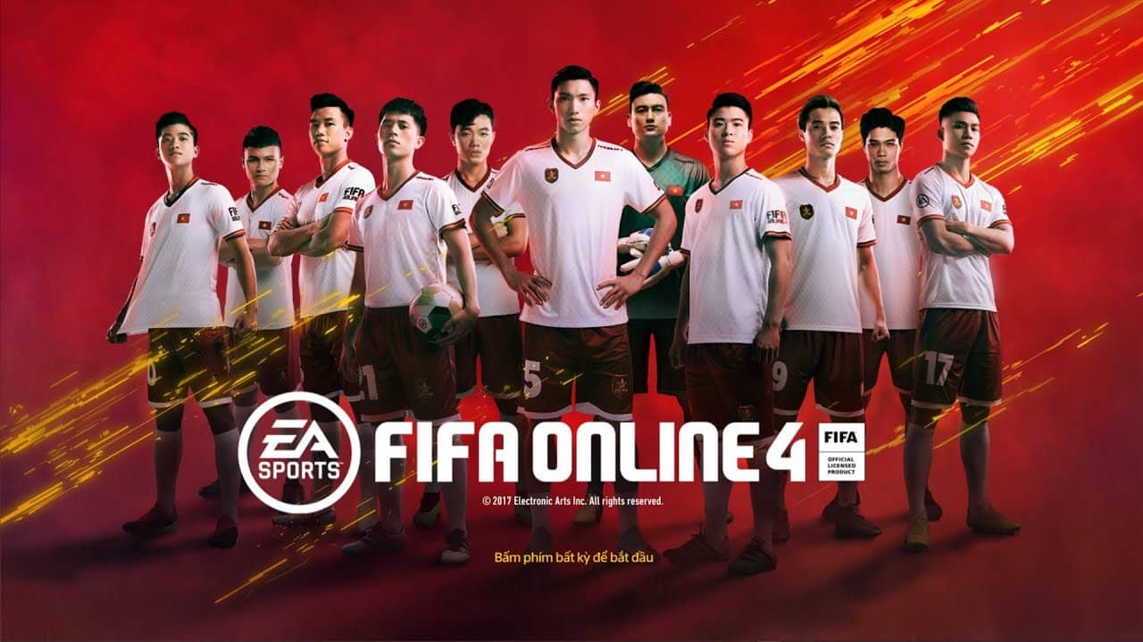 Hình Nền Fifa Online 4 Full HD Đội Tuyển VN