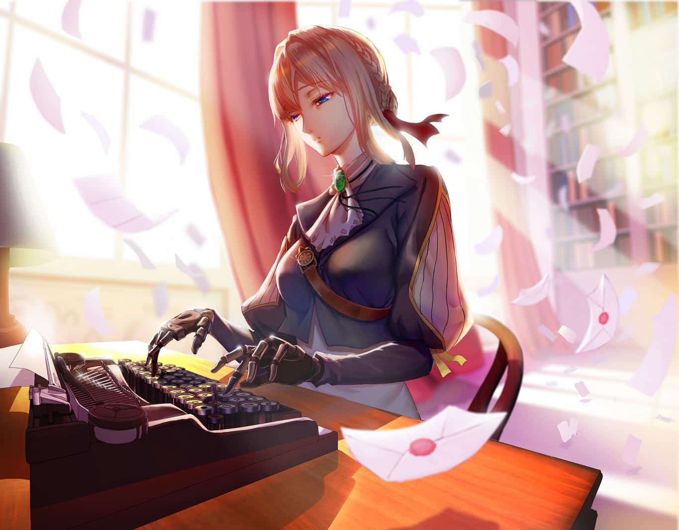 Hình nền máy tính Violet Evergarden xinh