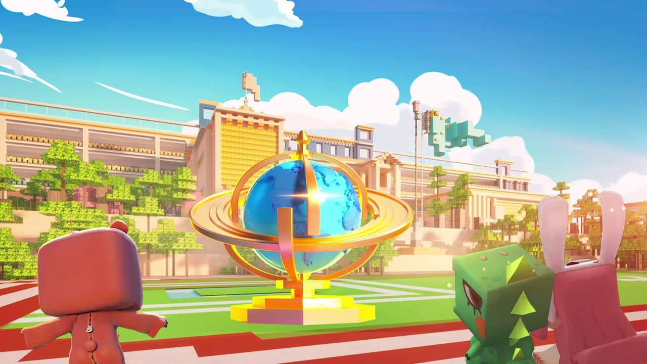 Hình nền tươi tỉnh rất đẹp của game Mini World mang lại máy tính
