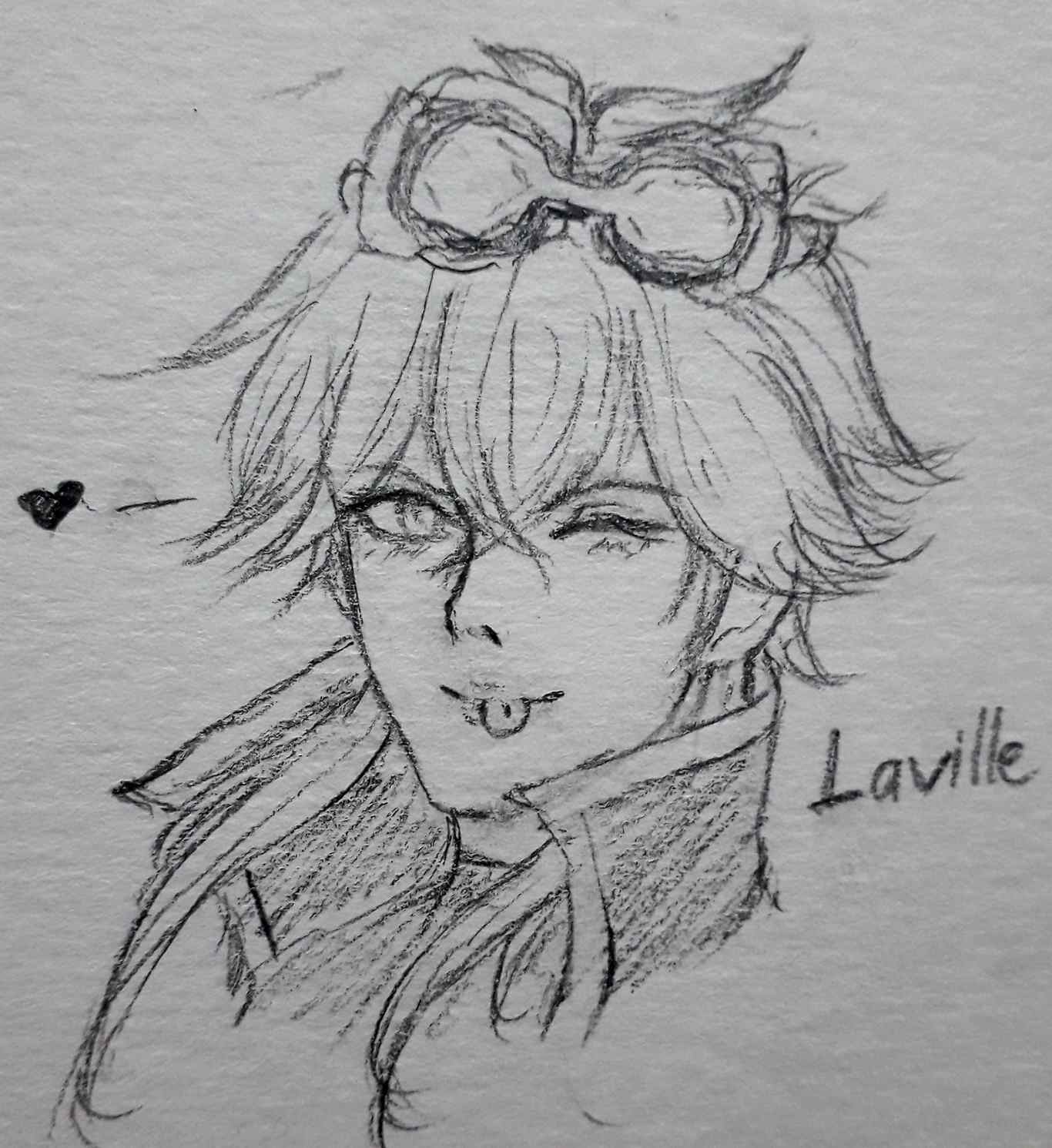 Hình vẽ Laville bằng bút chì