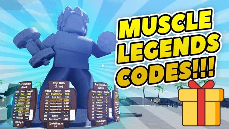 Muscle Legends code hôm nay
