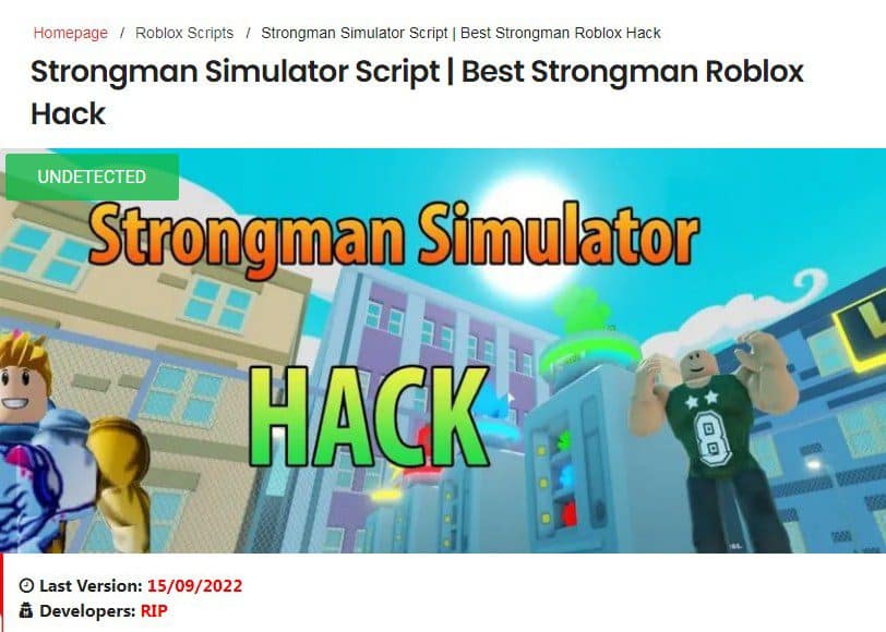 Strongman Simulator Script - Best Strongman Roblox Hack
