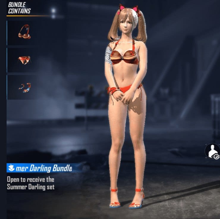 Top ảnh nhân vật nữ Free Fire mặc bikini