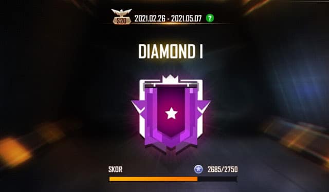 rank kim cương diamond 1