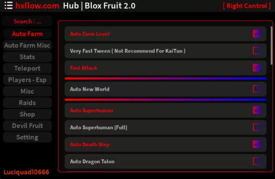 Hack Blox Fruit 2.0
