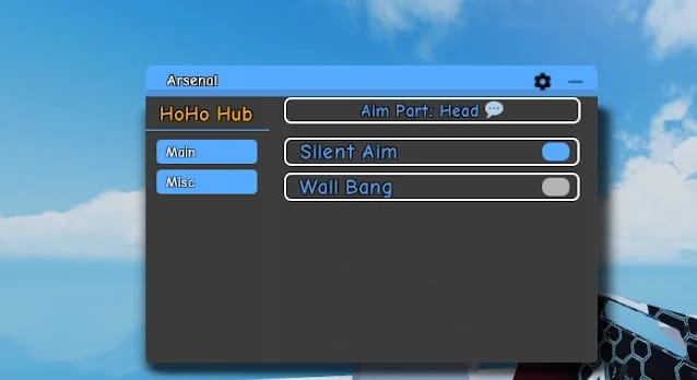 Hoho Hub Arsenal Hack Roblox - Free ESP And Aimbot
