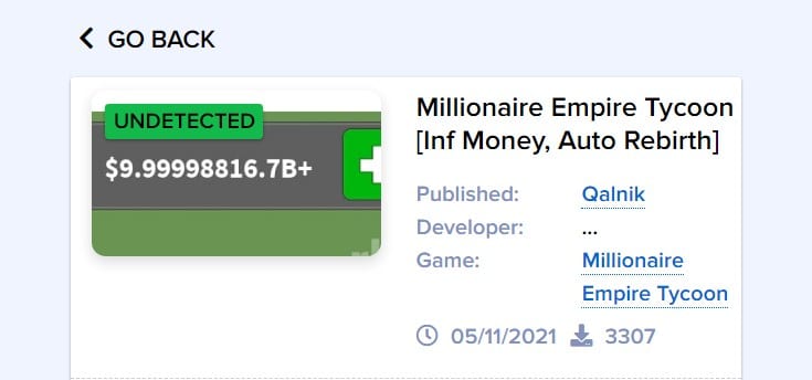Millionaire Empire Tycoon [Inf Money, Auto Rebirth]
