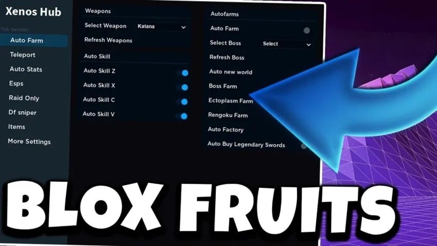 Roblox Blox Fruits Hack - OP Blox Fruits GUI - Xenos Hub