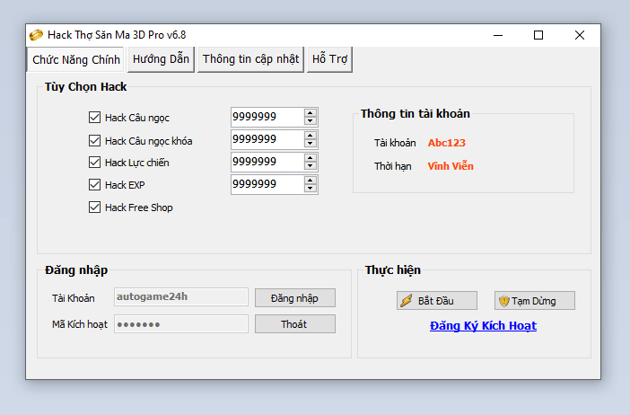 Hack Thợ Săn Ma 3D Pro v6.8