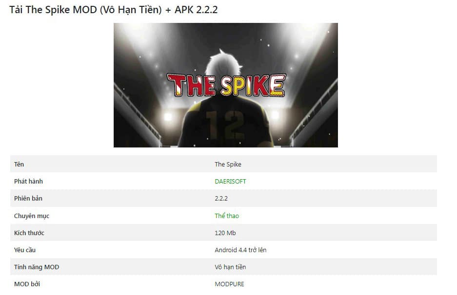 Tải The Spike MOD (Vô Hạn Tiền) + APK 2.2.2