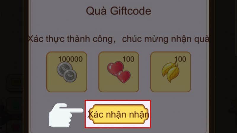 Cách nhập giftcode Giang Hồ Y Quán - bước 5
