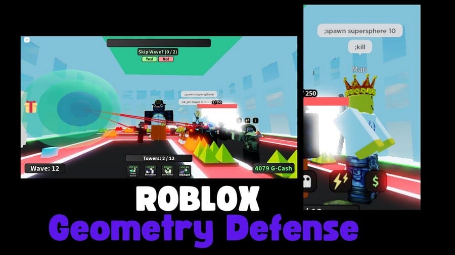 Giới Thiệu Về Game Geometry Defense Roblox