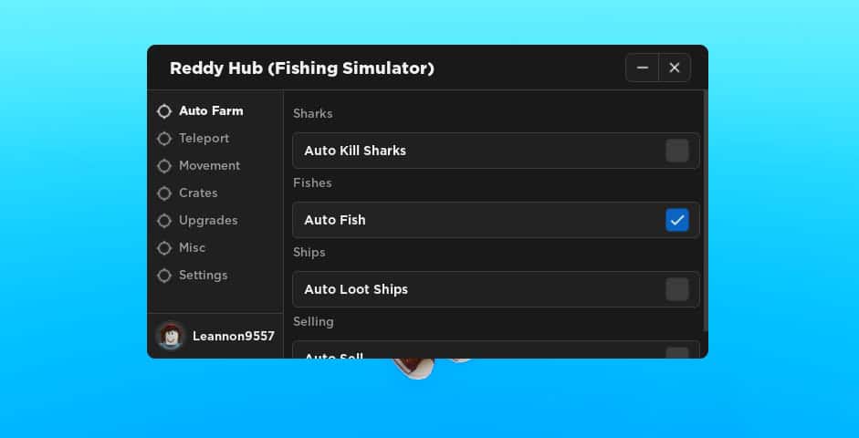 Reddy Hub - Hack Fishing Simulator