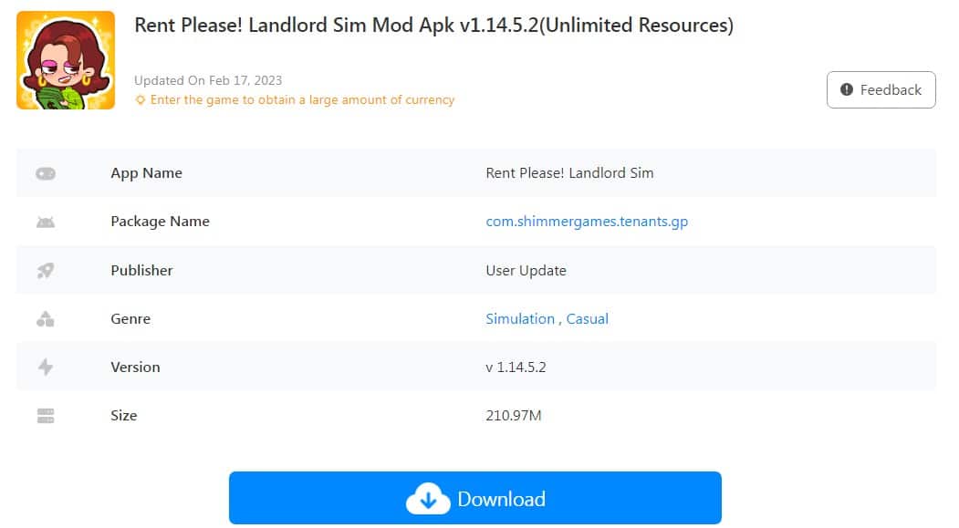 Rent Please! Landlord Sim Mod Apk v1.14.5.2 (Unlimited Resources)