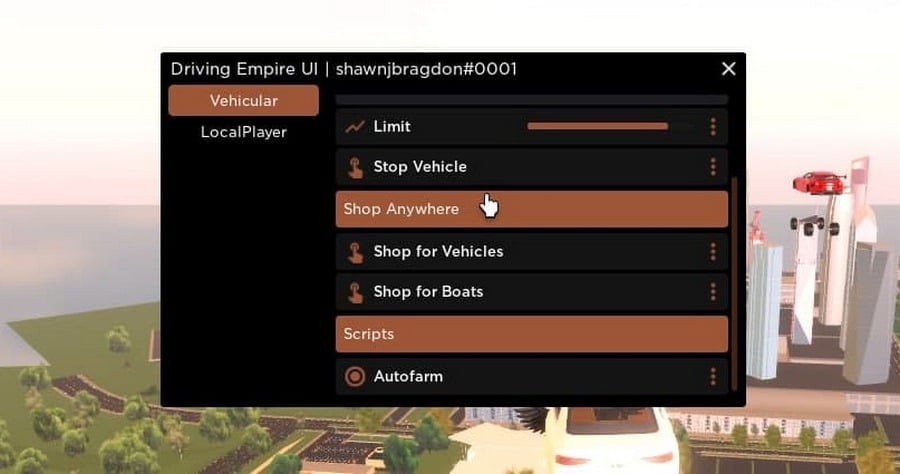 Shawnjbragdon - Hack Driving Empire