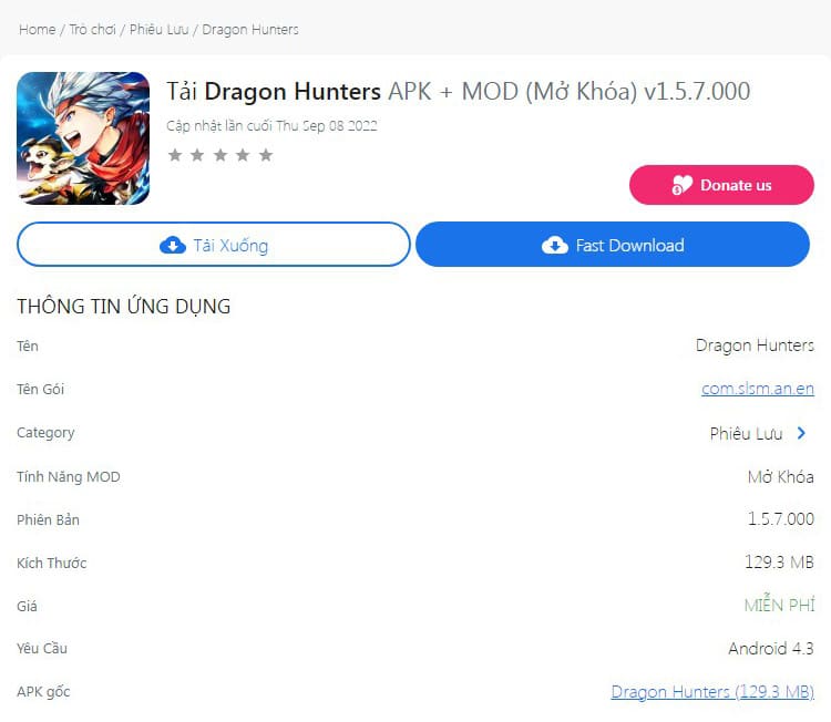 Dragon Hunters APK + MOD v1.5.7.000 (Mở Khóa Tất Cả)