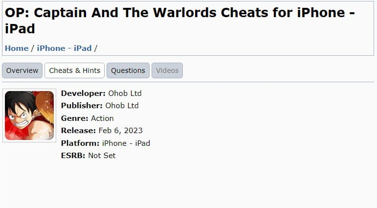 Hack OP Captain And The Warlords Cheats Ohob Ltd