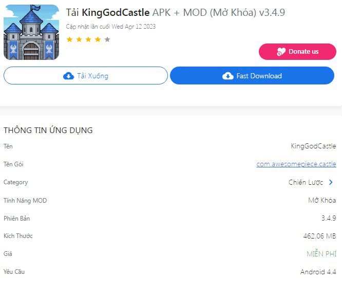 King God Castle APK + MOD v3.4.9