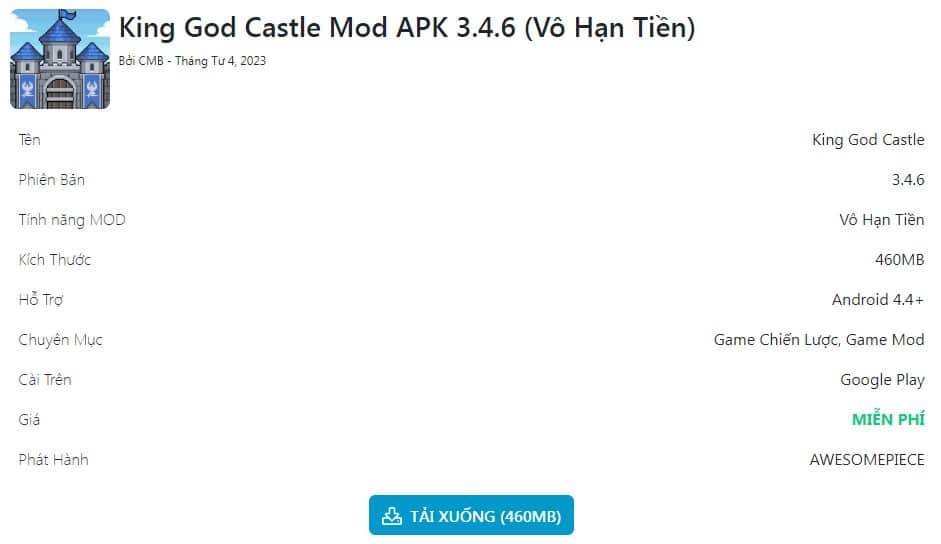 King God Castle Mod APK 3.4.6