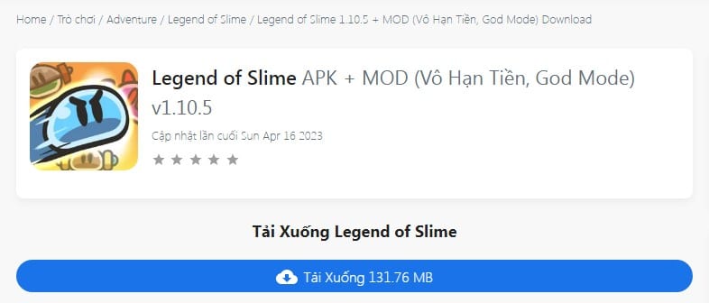 Legend of Slime APK + MOD v1.10.5