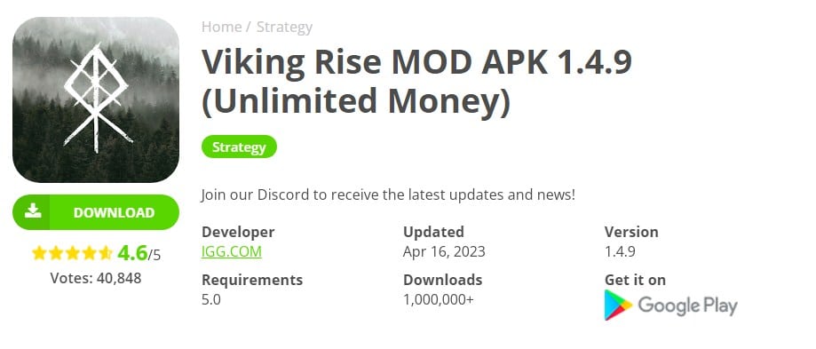 Viking Rise MOD APK 1.4.9
