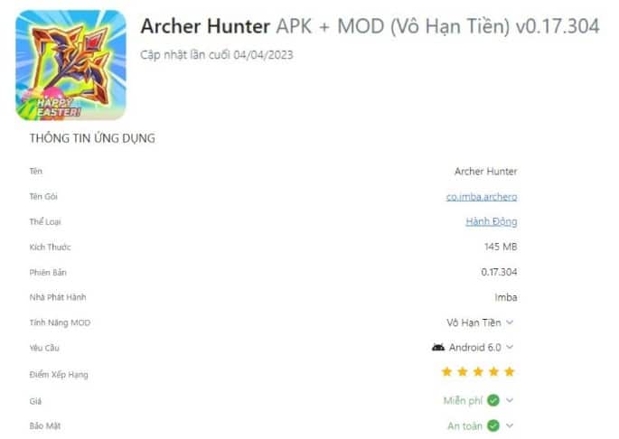 Archer Hunter APK + MOD (Vô Hạn Tiền)