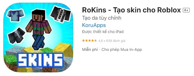 RoKins - Tạo skin cho Roblox