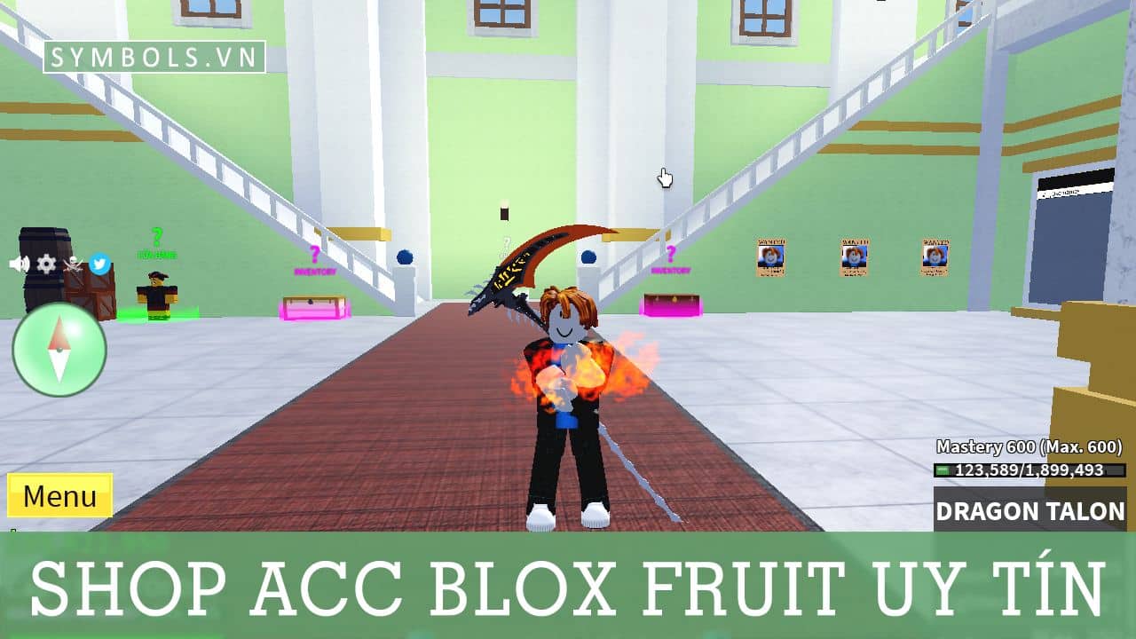 Shop ACC Blox Fruit Uy Tín