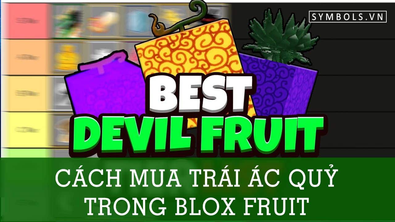 Cách Mua Trái Ác Quỷ Trong Blox Fruit
