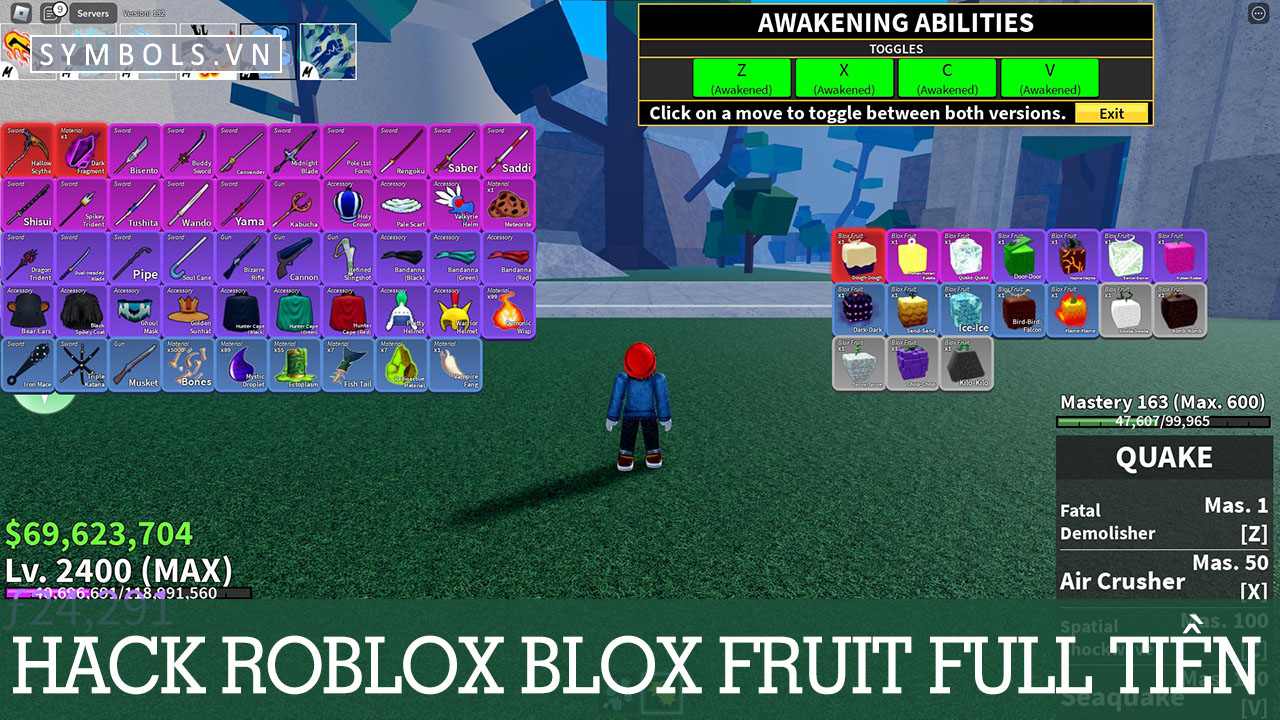 Hack Roblox Blox Fruit Full Tiền