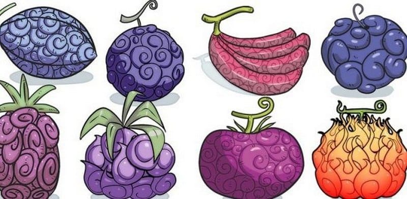 Hình vẽ tất cả Devil Fruit Blox Fruit