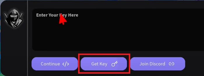 Nhấn vào nút Get Key