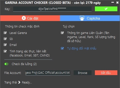 Tool Check Email Garena - Garena Account Checker