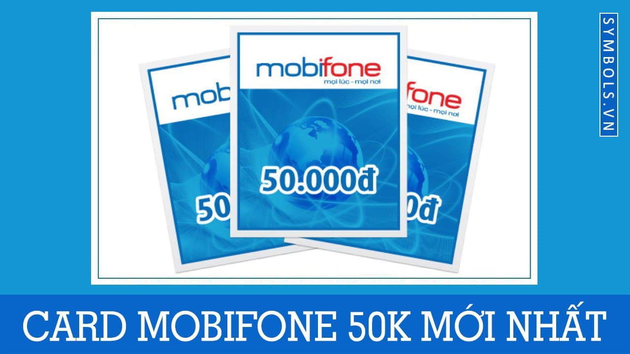 Card Mobifone 50K