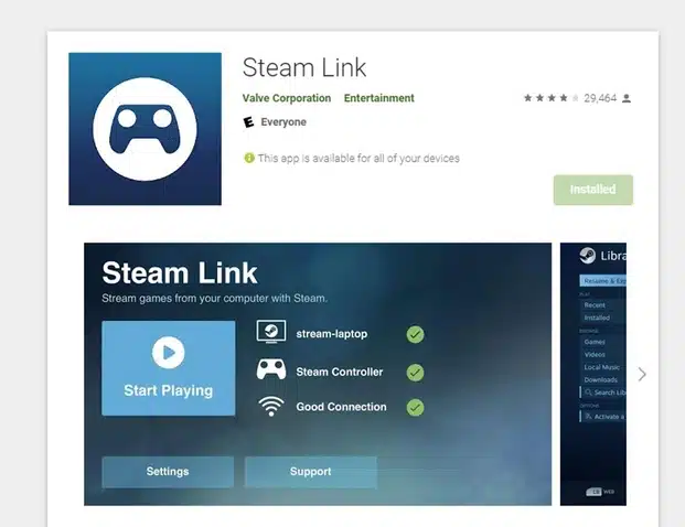 Download Steam Link trên Google Play Store