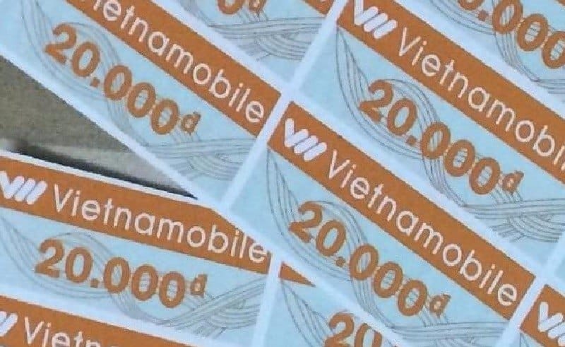 Hình Ảnh Thẻ Cào Vietnamobile 20K