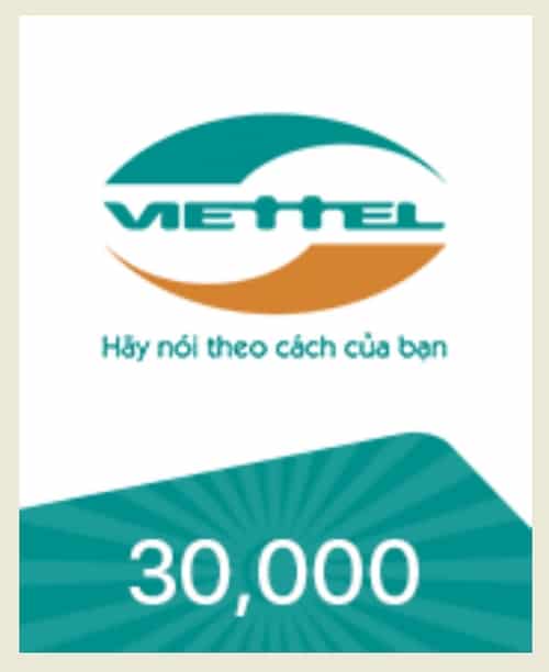 Hình Ảnh Thẻ Cào Viettel 30K