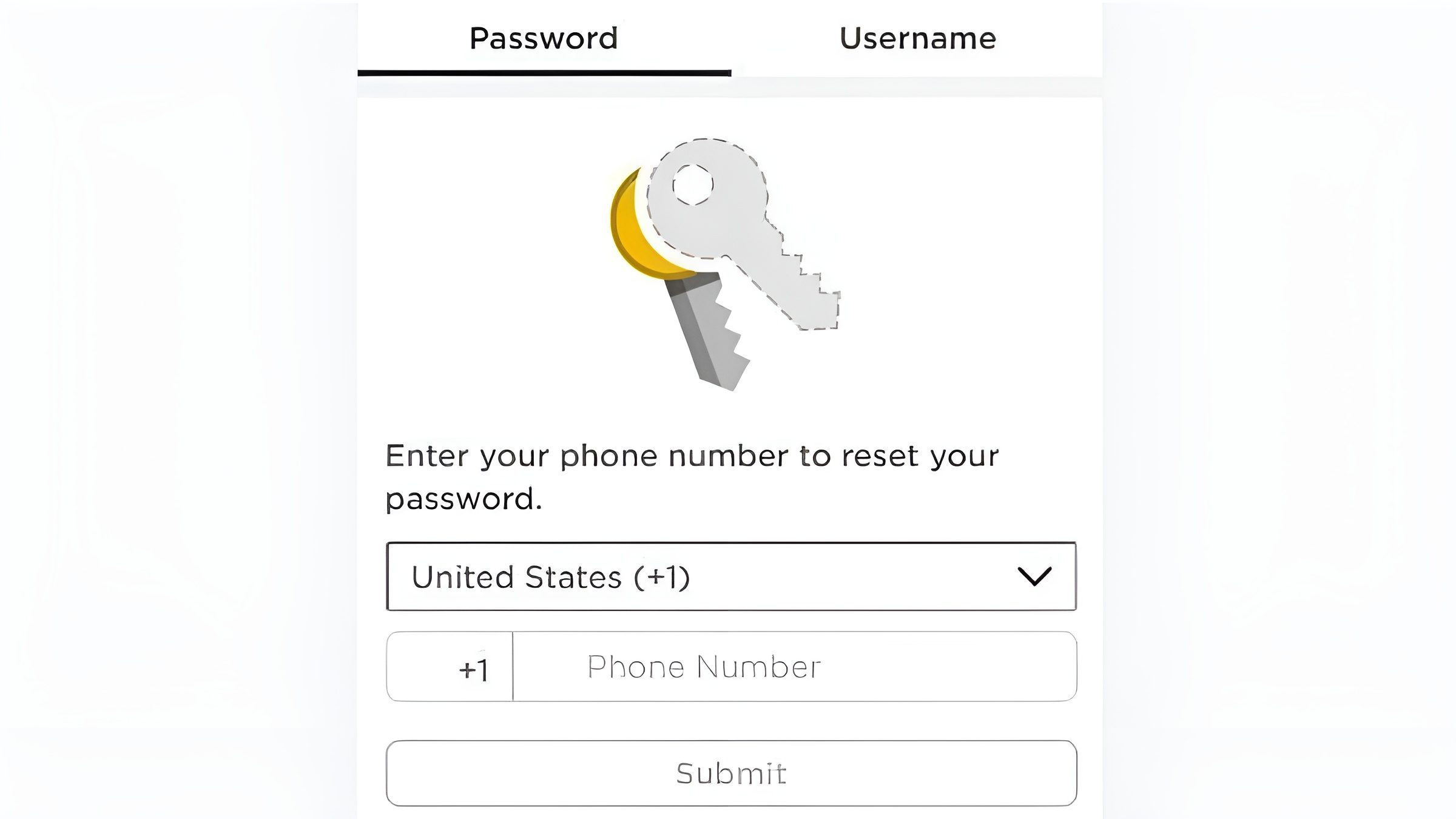 Nhấn vào Sử dụng số điện thoại để đặt lại mật khẩu