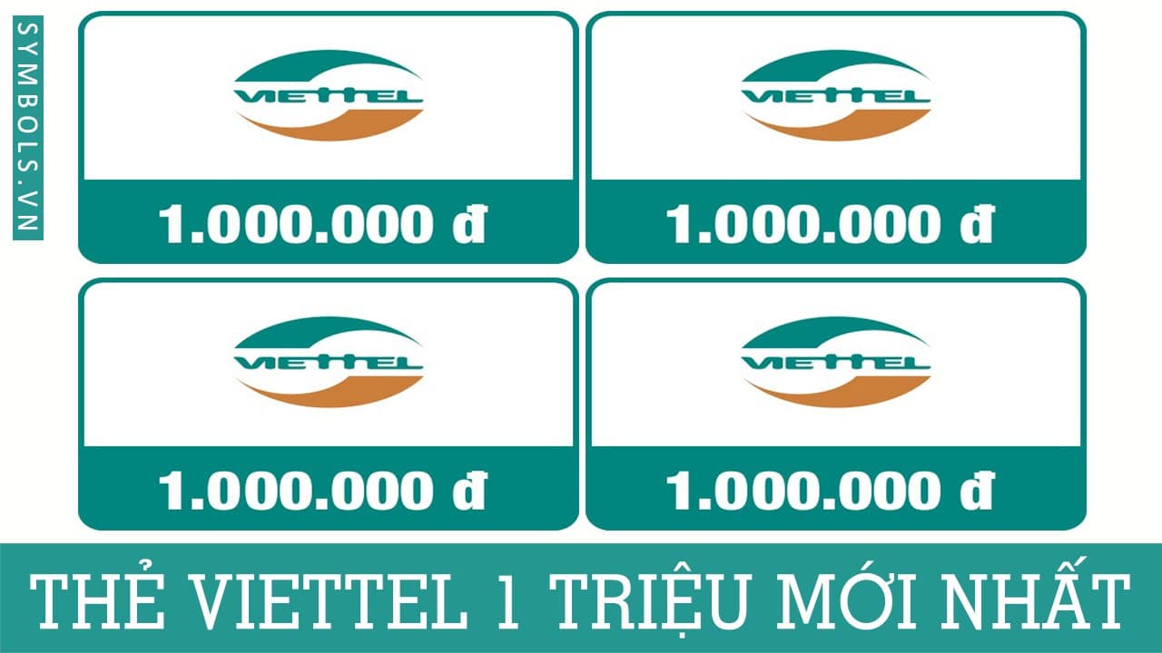 Thẻ Viettel 1 Triệu