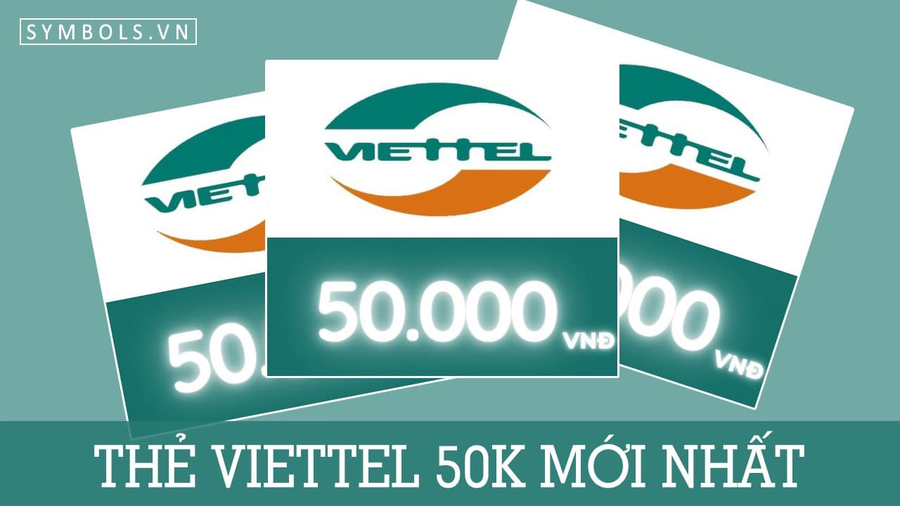 Thẻ Viettel 50K