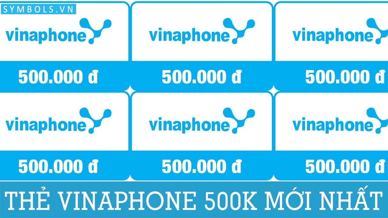 Thẻ Vinaphone 500K