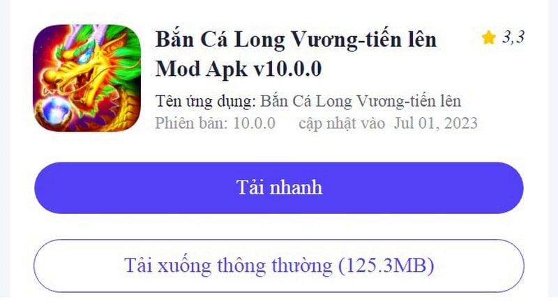 Bắn Cá Long Vương MOD - APK v10.0.0