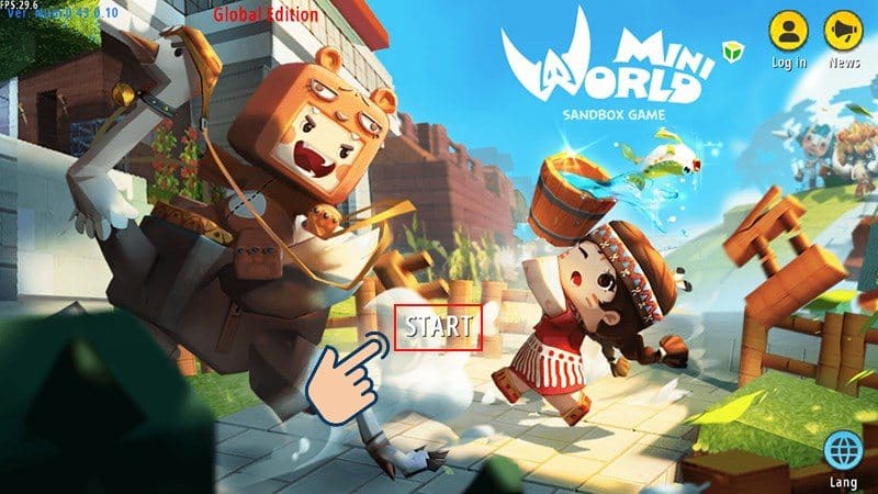 Mở game Mini World