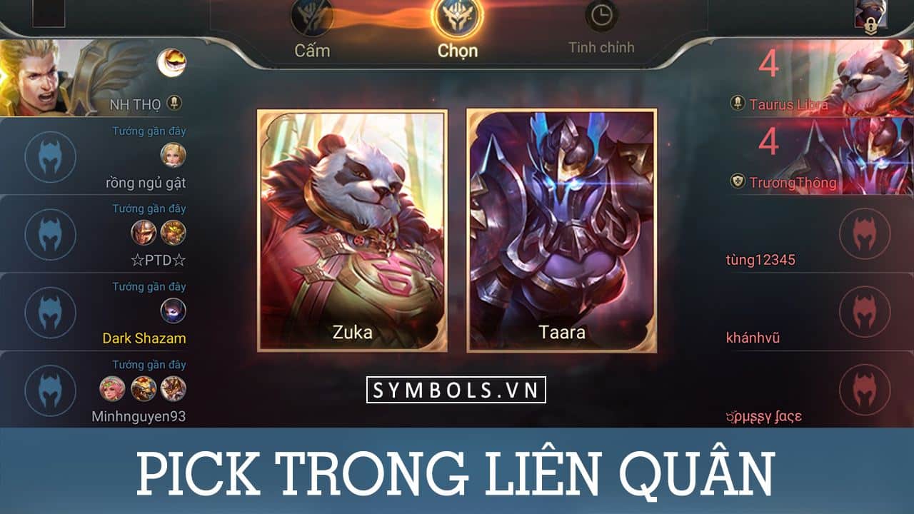 Pick Trong Liên Quân