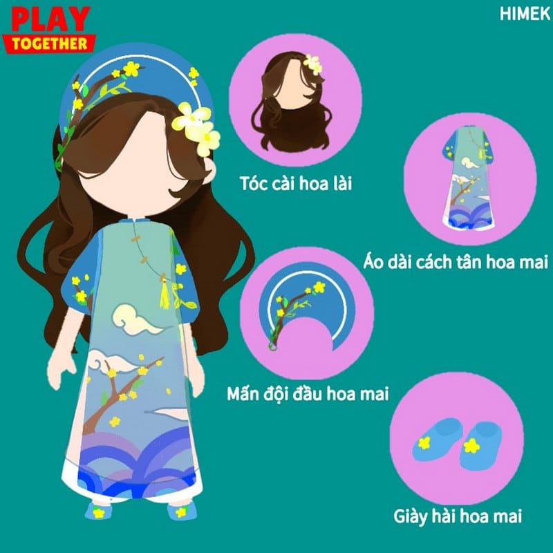 Ảnh vẽ skin Play Together cute mới nhất