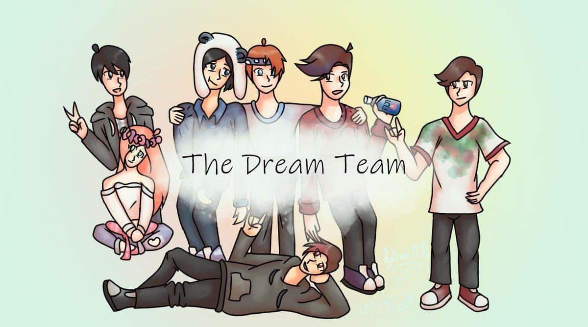 Hình Dream Minecraft anime team