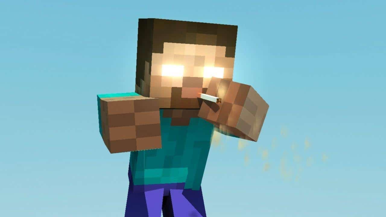 Hình Herobrine Minecraft ngầu