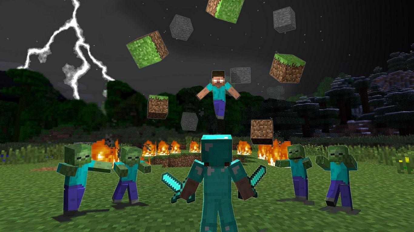 Hình Herobrine ngầu lòi