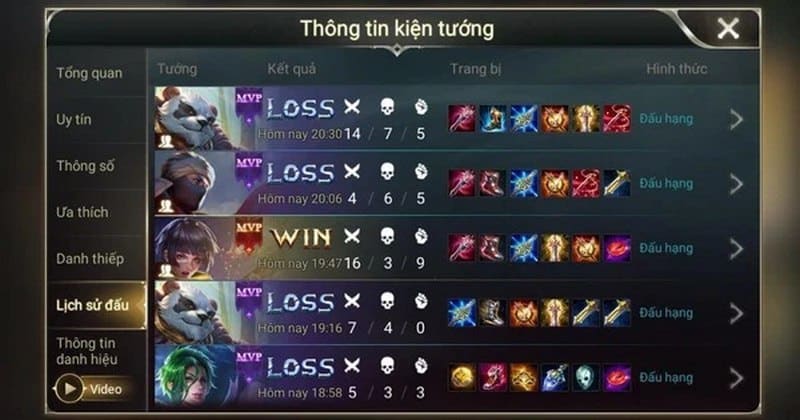 Hình MVP Liên Quân mới trong game