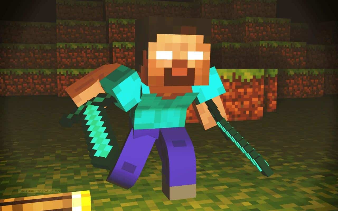 Hình Minecraft Herobrine siêu ngầu